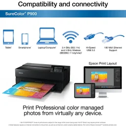 Epson® SureColor® P900 Color Inkjet Printer