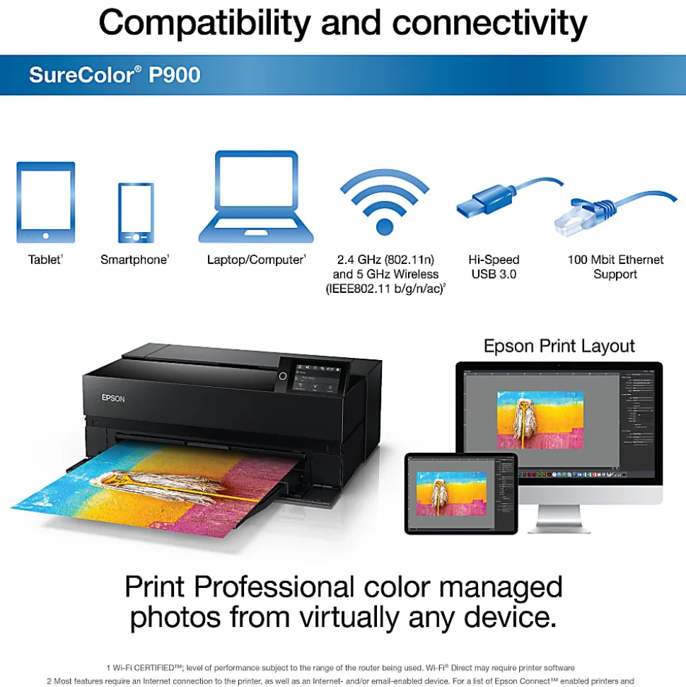 Epson® SureColor® P900 Color Inkjet Printer
