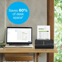 Epson® WorkForce® Compact Desktop Document Scanner, ES-C220