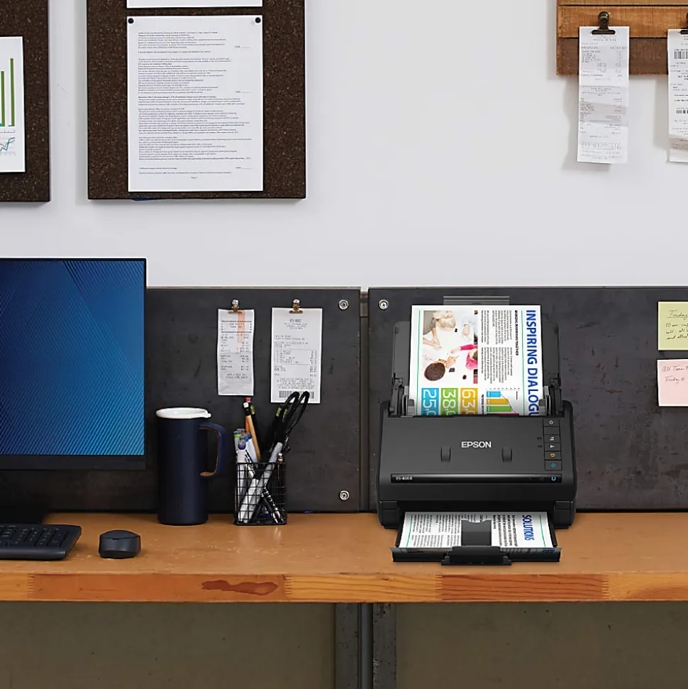 Epson® WorkForce® ES-400 II Duplex Desktop Color Document Scanner with Auto Document Feeder