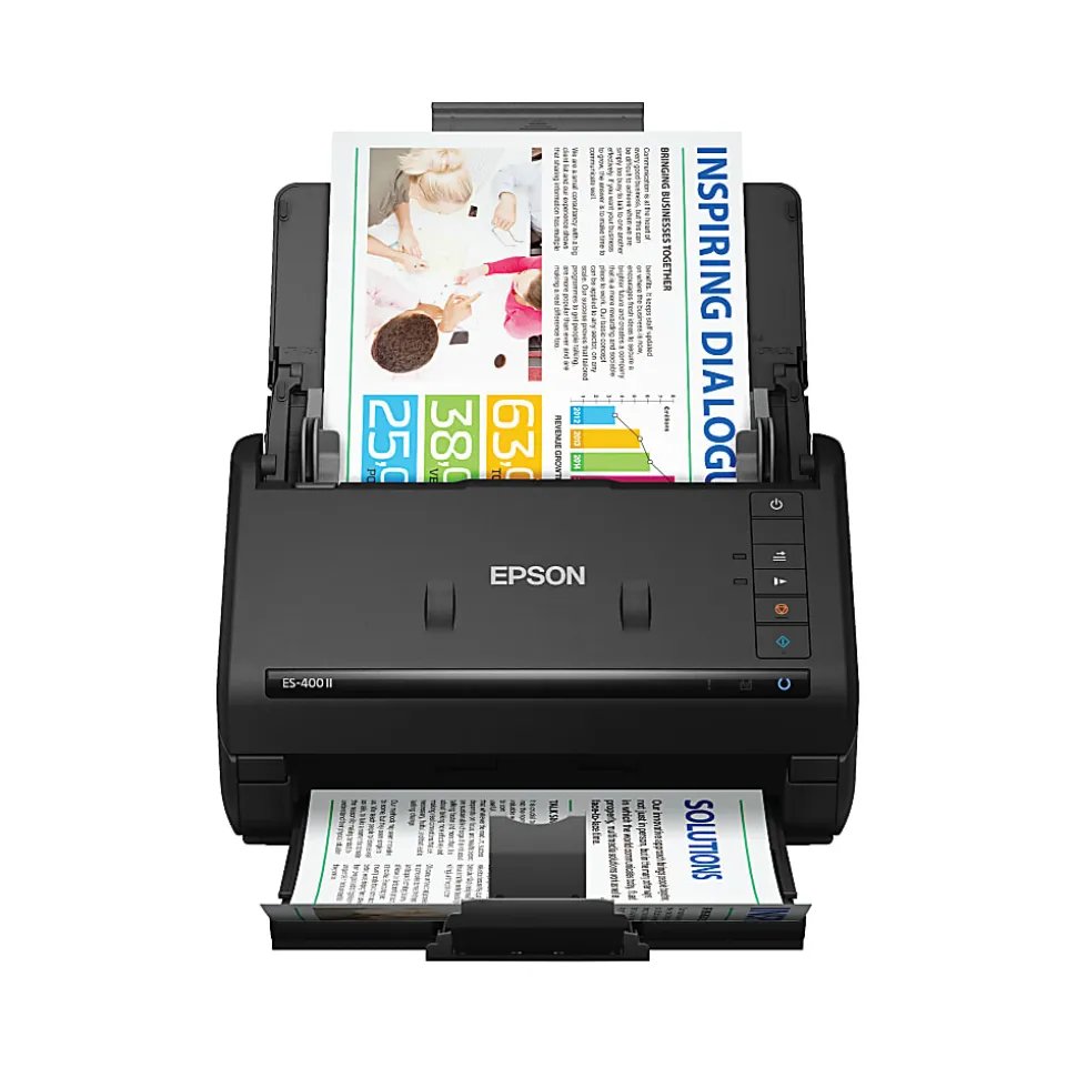 Epson® WorkForce® ES-400 II Duplex Desktop Color Document Scanner with Auto Document Feeder