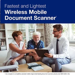 Epson® WorkForce® ES-60W Wireless Portable Color Document Scanner, B11B253201