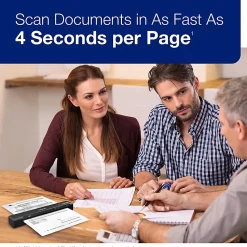 Epson® WorkForce® ES-60W Wireless Portable Color Document Scanner, B11B253201