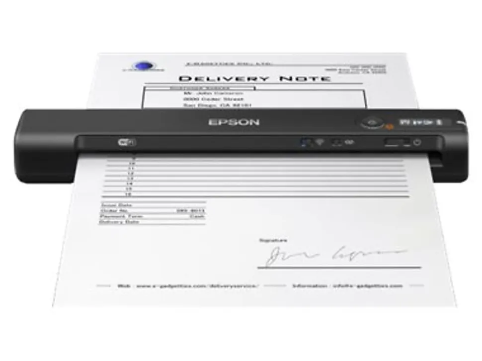 Epson® WorkForce® ES-60W Wireless Portable Color Document Scanner, B11B253201