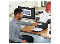 Epson® WorkForce® ES-580W Wireless Duplex Touchscreen Desktop Color Document Scanner with Auto Document Feeder