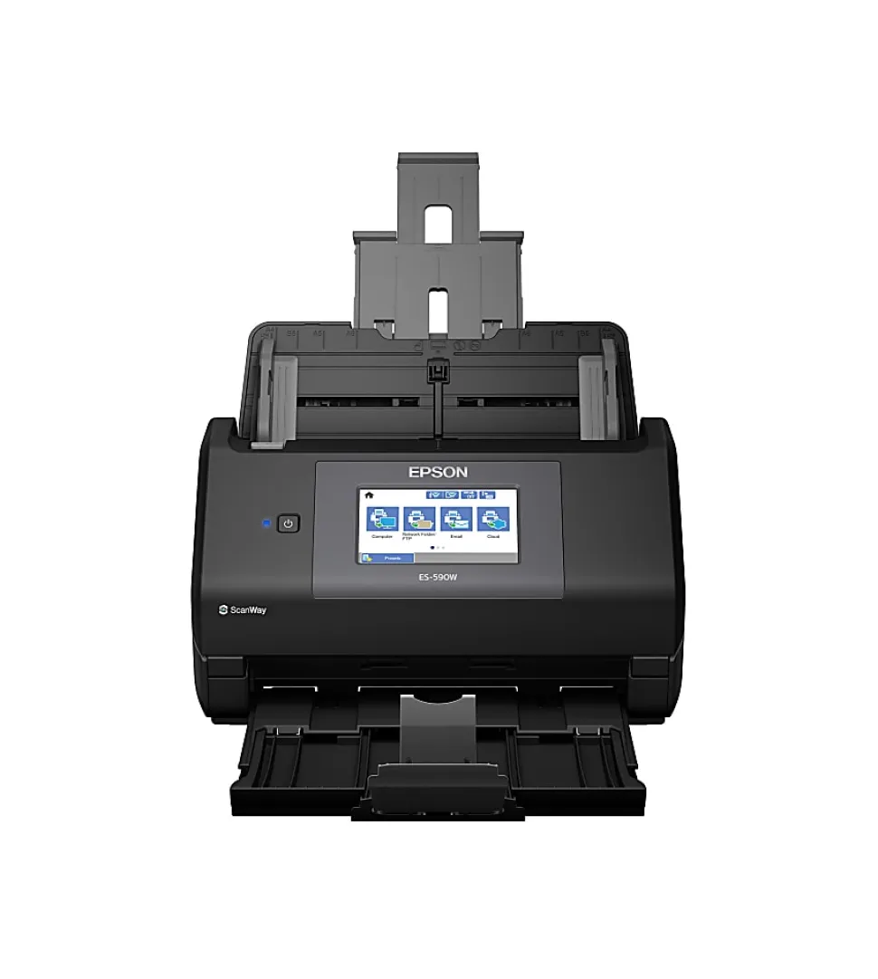 Epson WorkForce ES-590W Wireless Desktop Color Duplex Document Scanner