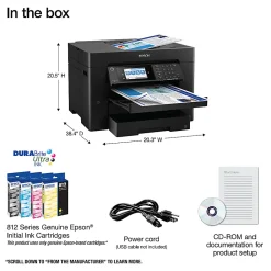 Epson® WorkForce® Pro WF-7840 Wide-Format Wireless Inkjet All-In-One Color Printer