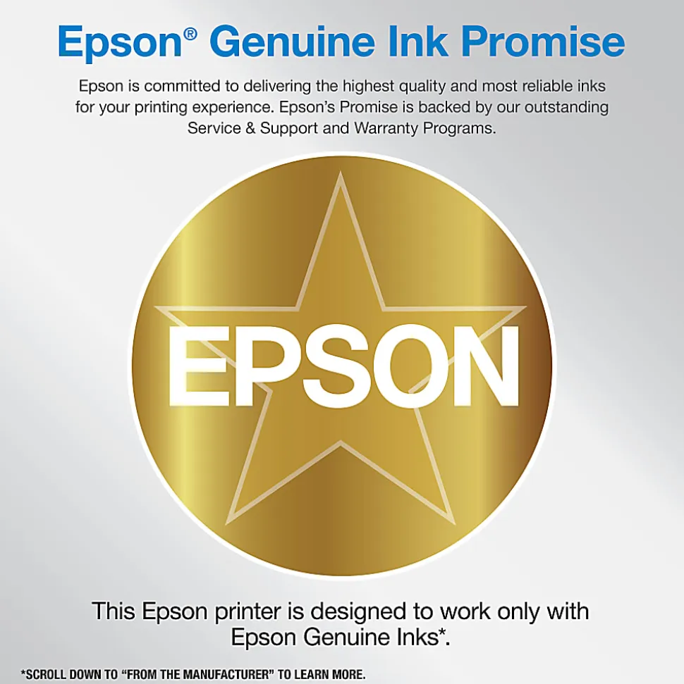 Epson® WorkForce® Pro WF-7840 Wide-Format Wireless Inkjet All-In-One Color Printer