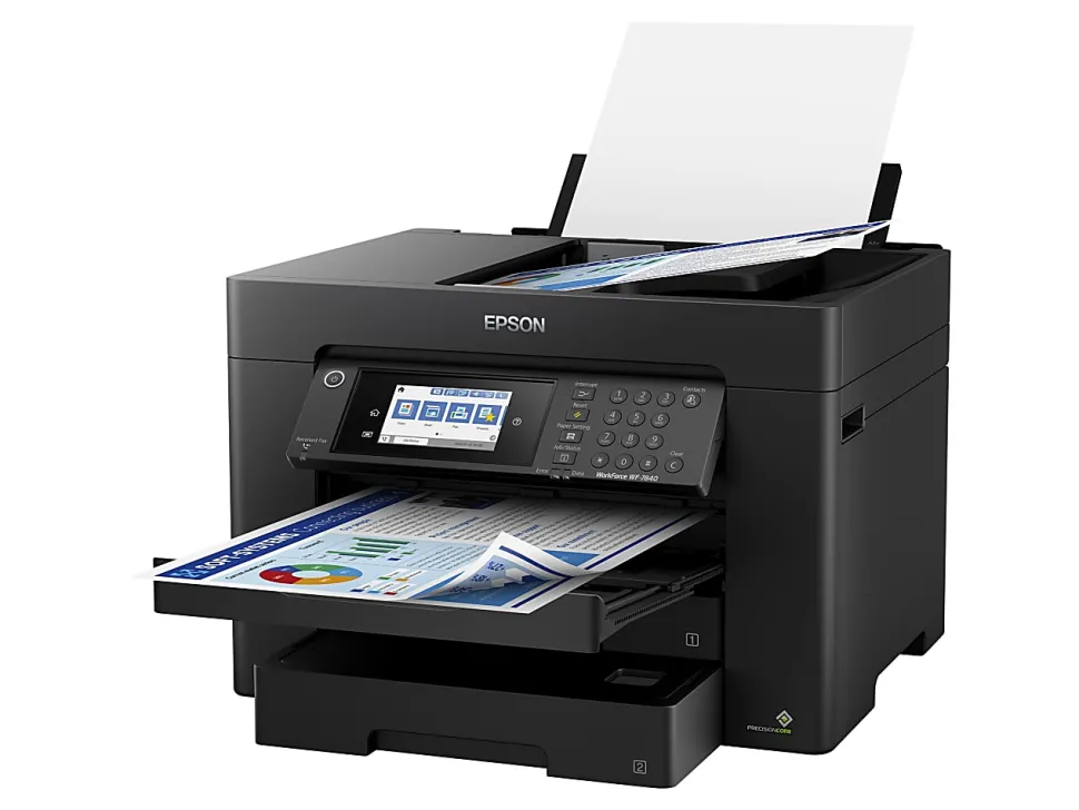Epson® WorkForce® Pro WF-7840 Wide-Format Wireless Inkjet All-In-One Color Printer