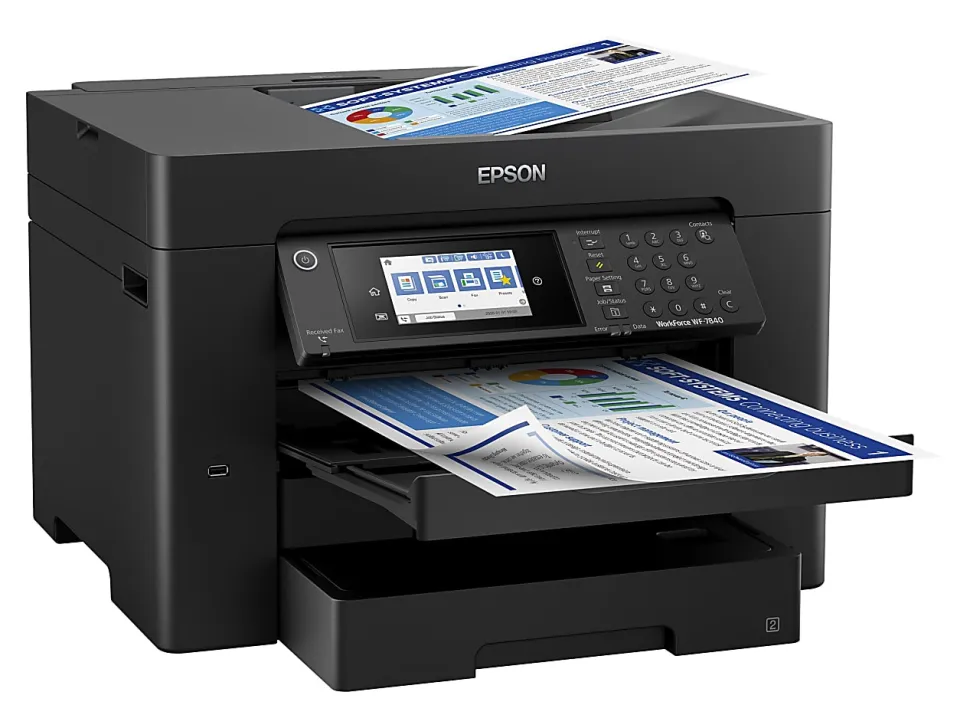 Epson® WorkForce® Pro WF-7840 Wide-Format Wireless Inkjet All-In-One Color Printer
