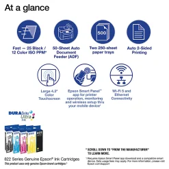 Epson® WorkForce® Pro WF-4830 Wireless Inkjet All-In-One Color Printer