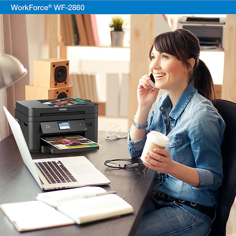 Epson® WorkForce® WF-2860 Wireless Inkjet All-In-One Color Printer
