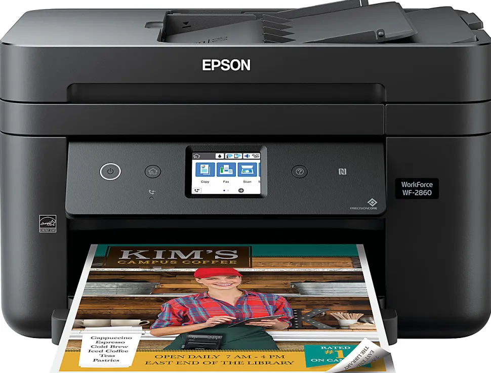 Epson® WorkForce® WF-2860 Wireless Inkjet All-In-One Color Printer