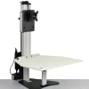 Ergo Desktop Electric Kangaroo Pro Stand, 27 1/2"H x 28"W x 28"D, Putty, Standard Delivery