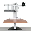 Ergo Desktop Hybrid Kangaroo MDF Desktop, Cherry, EDHKCHE5B