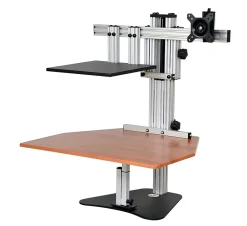 Ergo Desktop Hybrid Kangaroo MDF Desktop, Cherry, EDHKCHE5B