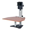 Ergo Desktop Kangaroo Pro 28"W Adjustable Height Desk Converter, Cherry