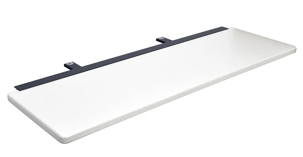Ergo Desktop 28"W Keyboard Extension For Corner Desk, Putty
