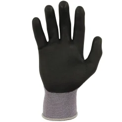 Ergodyne Proflex 7000-12PR Nitrile-Coated Cut-Resistant Gloves, Gray, Large, Set Of 12 Pairs