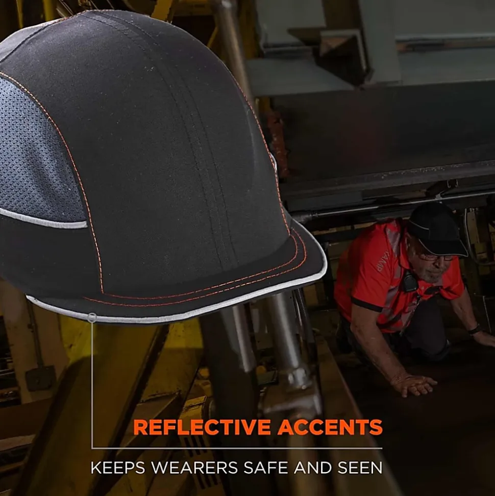 Ergodyne Skullerz® 8950 Bump Cap, Micro Brim, Black