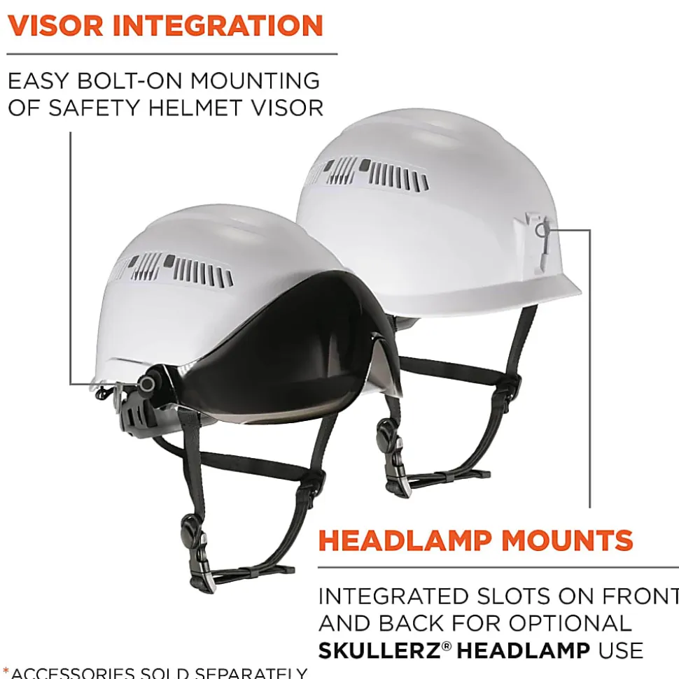Ergodyne Skullerz 8975 Class C Safety Helmet, White