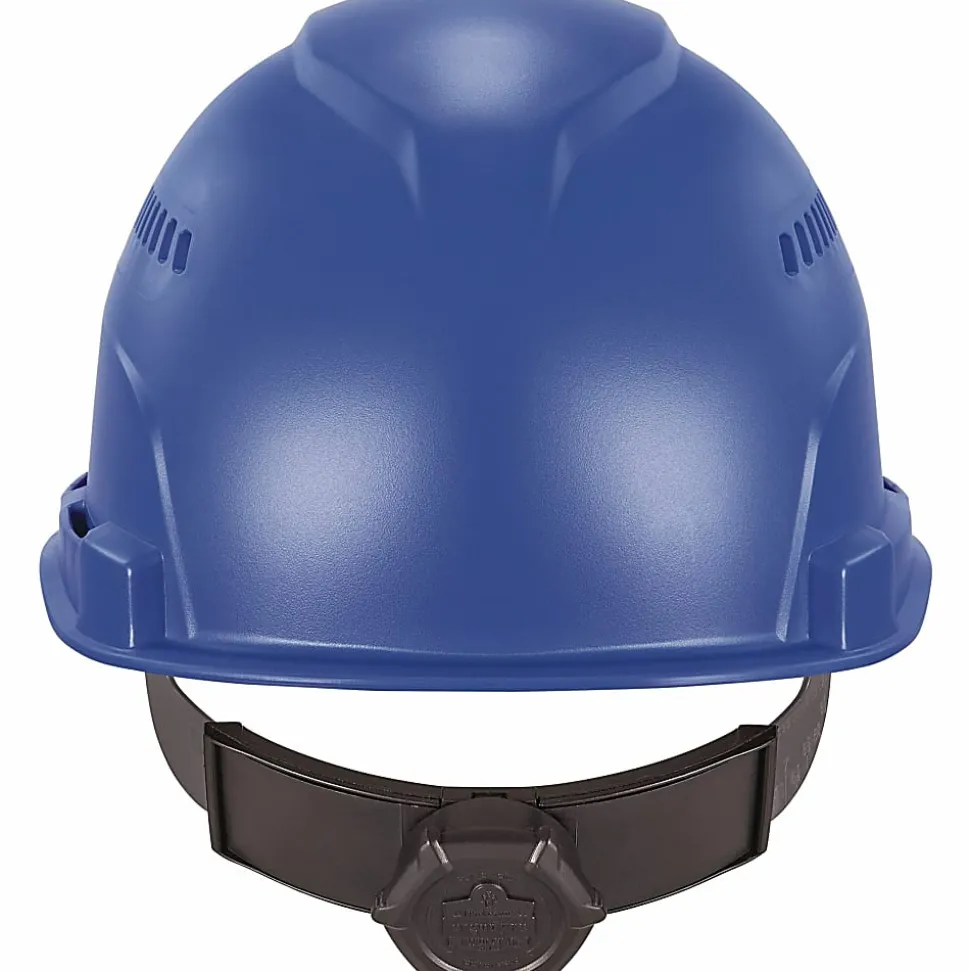 Ergodyne Skullerz 8966 Lightweight Cap-Style Vented Hard Hat, Blue
