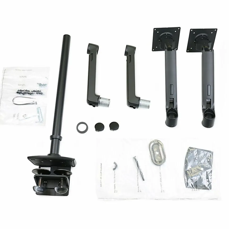Ergotron Desk Mount for Monitor, Display, TV - Matte Black - Adjustable - 2 Display(s) Supported - 40" Screen Support - 45509224
