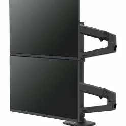 Ergotron Desk Mount for Monitor, Display, TV - Matte Black - Adjustable - 2 Display(s) Supported - 40