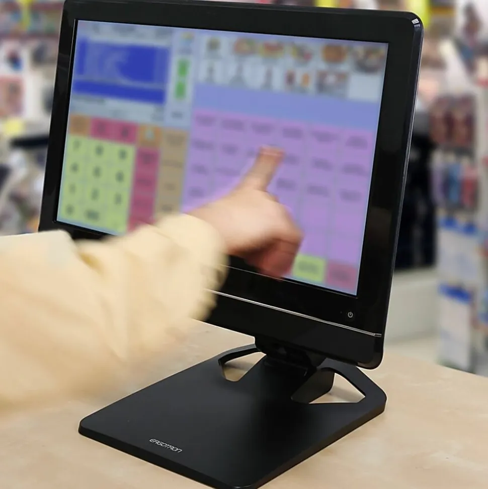 Ergotron Neo-Flex Touchscreen Stand - Up to 27" Screen Support - 23.70 lb Load Capacity - 11.75"x10.90"x 12.80" Depth - 33387085