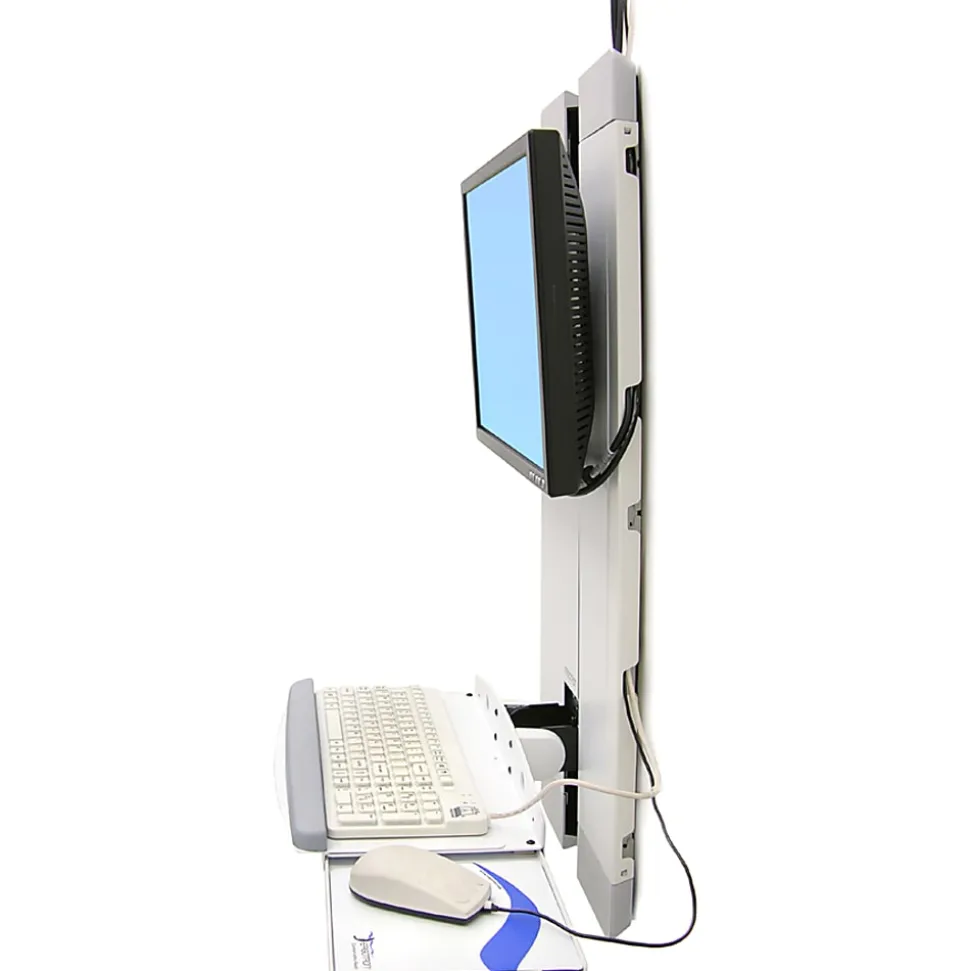 Ergotron StyleView 60-593-216 Lift for Flat Panel Display - White - 24" Screen Support - 30 lb Load Capacity - Steel