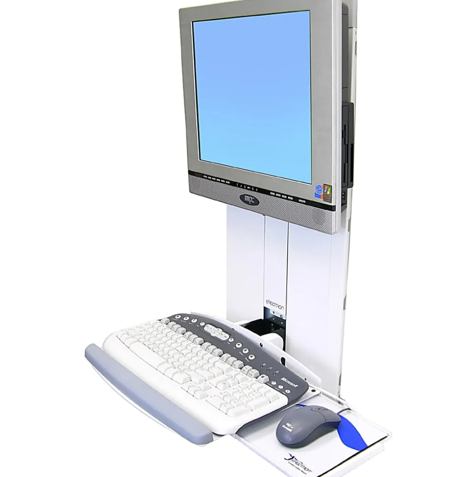 Ergotron StyleView 60-593-216 Lift for Flat Panel Display - White - 24" Screen Support - 30 lb Load Capacity - Steel