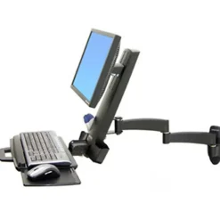 Ergotron 200 Telescoping Combo Arm - 18 lb - Black