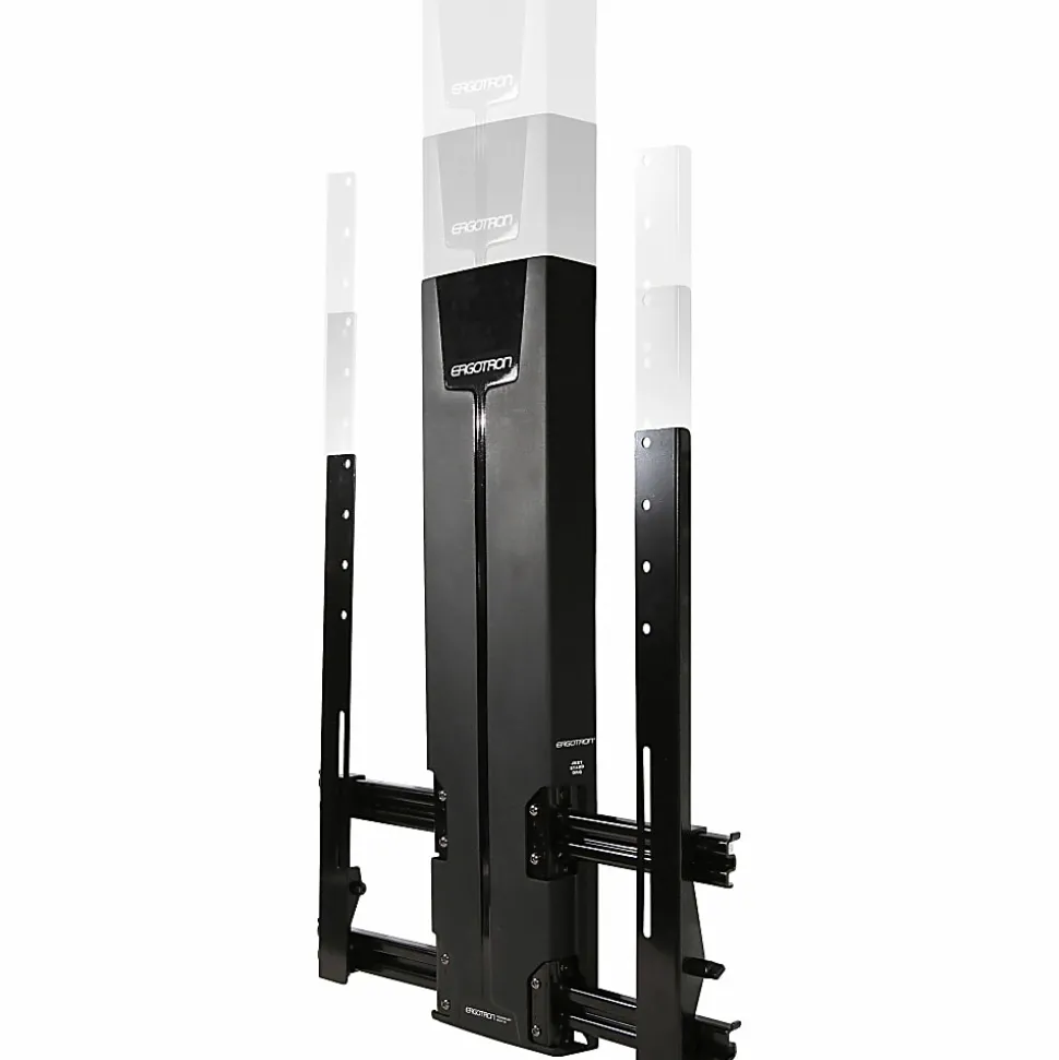 Ergotron Wall Mount for Flat Panel Display - Black - Adjustable - 30" to 55" Screen Support - 40 lb Load Capacity - 61061085