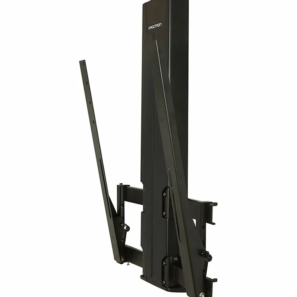 Ergotron Wall Mount for Flat Panel Display - Black - Adjustable - 30" to 55" Screen Support - 40 lb Load Capacity - 61061085