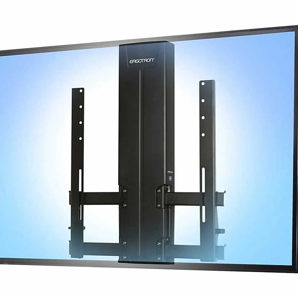 Ergotron Wall Mount for Flat Panel Display - Black - Adjustable - 30" to 55" Screen Support - 40 lb Load Capacity - 61061085