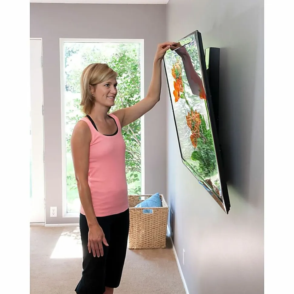 Ergotron Wall Mount for Flat Panel Display - Black - Adjustable - 30" to 55" Screen Support - 40 lb Load Capacity - 61061085