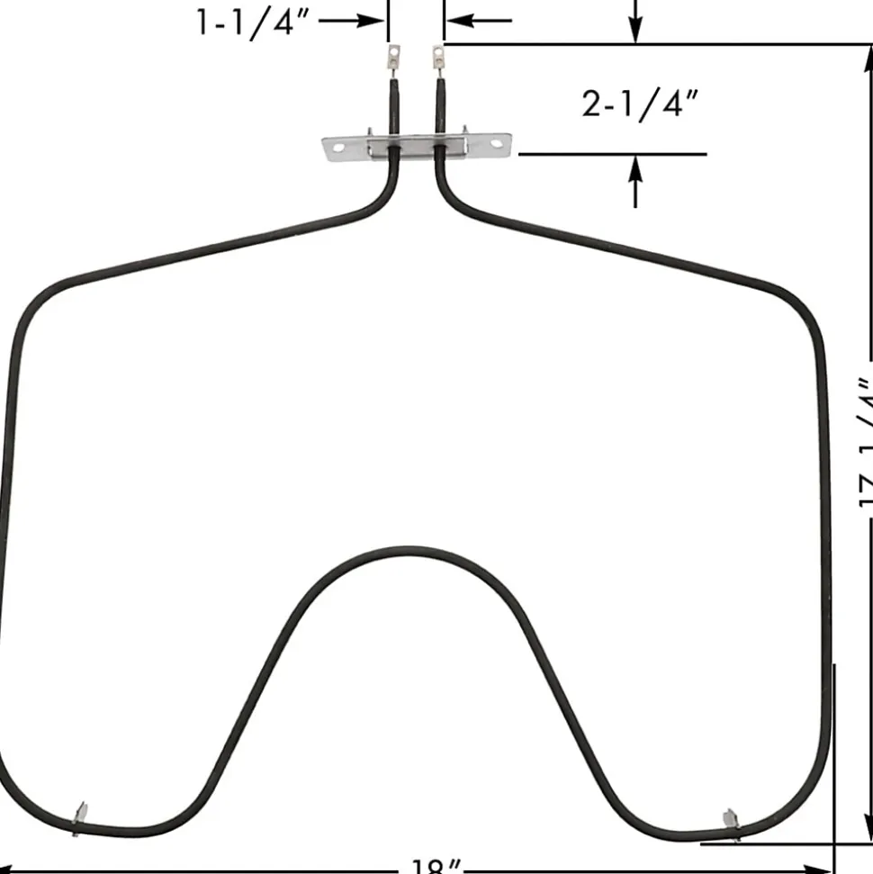 ERP Bake, Broil or Bake/Broil Element (Bake Element, GE) - Element, ERB44X5082