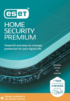 ESET Home Security Premium, For 3 Devices, PC/Mac, Product Key/Download