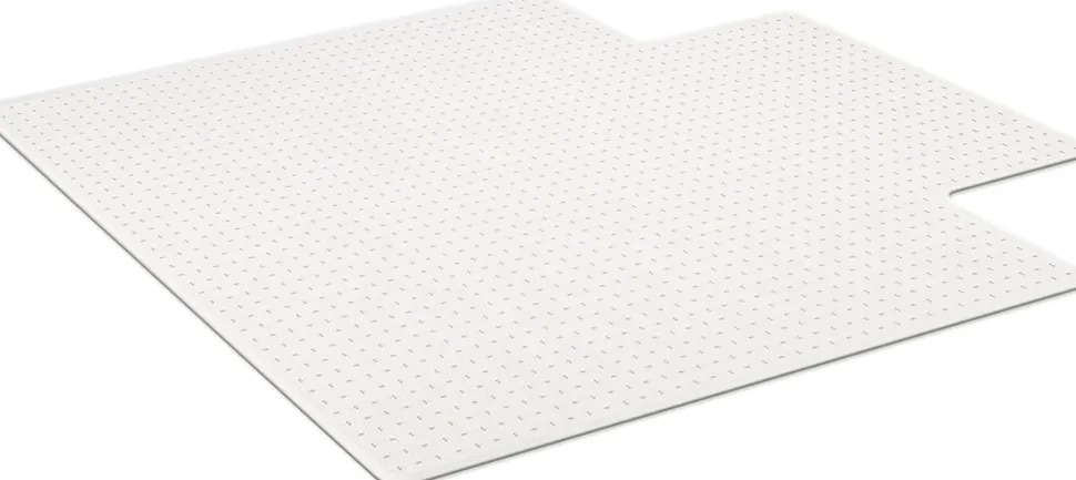 ES Robbins EverLife Chair Mat For Medium Pile Carpet, 45" x 53", Clear