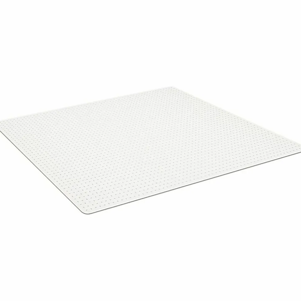 ES ROBBINS Everlife Chairmat - Chair, Home, Office, Medium Pile Carpet - 46" Width x 60" Depth - Rectangular - Vinyl - Clear - 1 Each