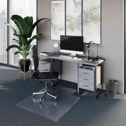 ES Robbins Multi-Task AnchorBar Carpet Chair Mat, Standard Lip, 45