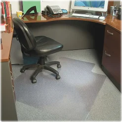 ES Robbins Multi-Task AnchorBar Carpet Chair Mat, Standard Lip, 45