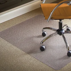 ES Robbins Natural Origins® Vinyl Chair Mat For Low-Pile Carpet, 46