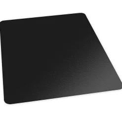 ES Robbins TrendSetterĀ® Vinyl Chair Mat For Low-Pile Carpet, 36" x 48", Black