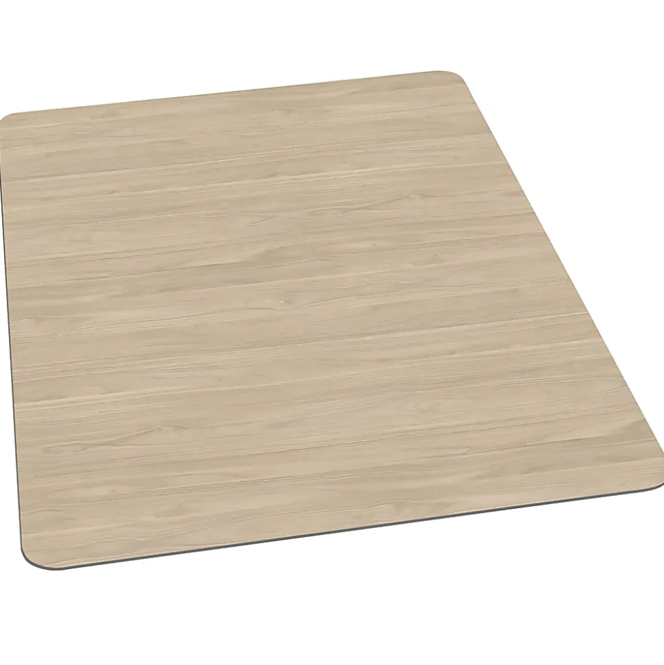ES Robbins TrendSetter® Vinyl Chair Mat For Hard Floors, 36" x 48", Driftwood