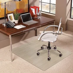 ES Robbins TrendSetter® Vinyl Chair Mat For Medium-Pile Carpet, 36