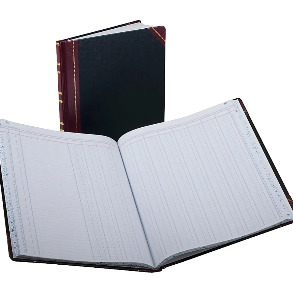 Esselte® Columnar Book, 12-Column to Rt., 12 1/4" x 10 1/8", 150 Sheets, Black