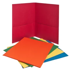 Esselte® Letter-Size Twin-Pocket Report Covers, Teal, Box Of 25