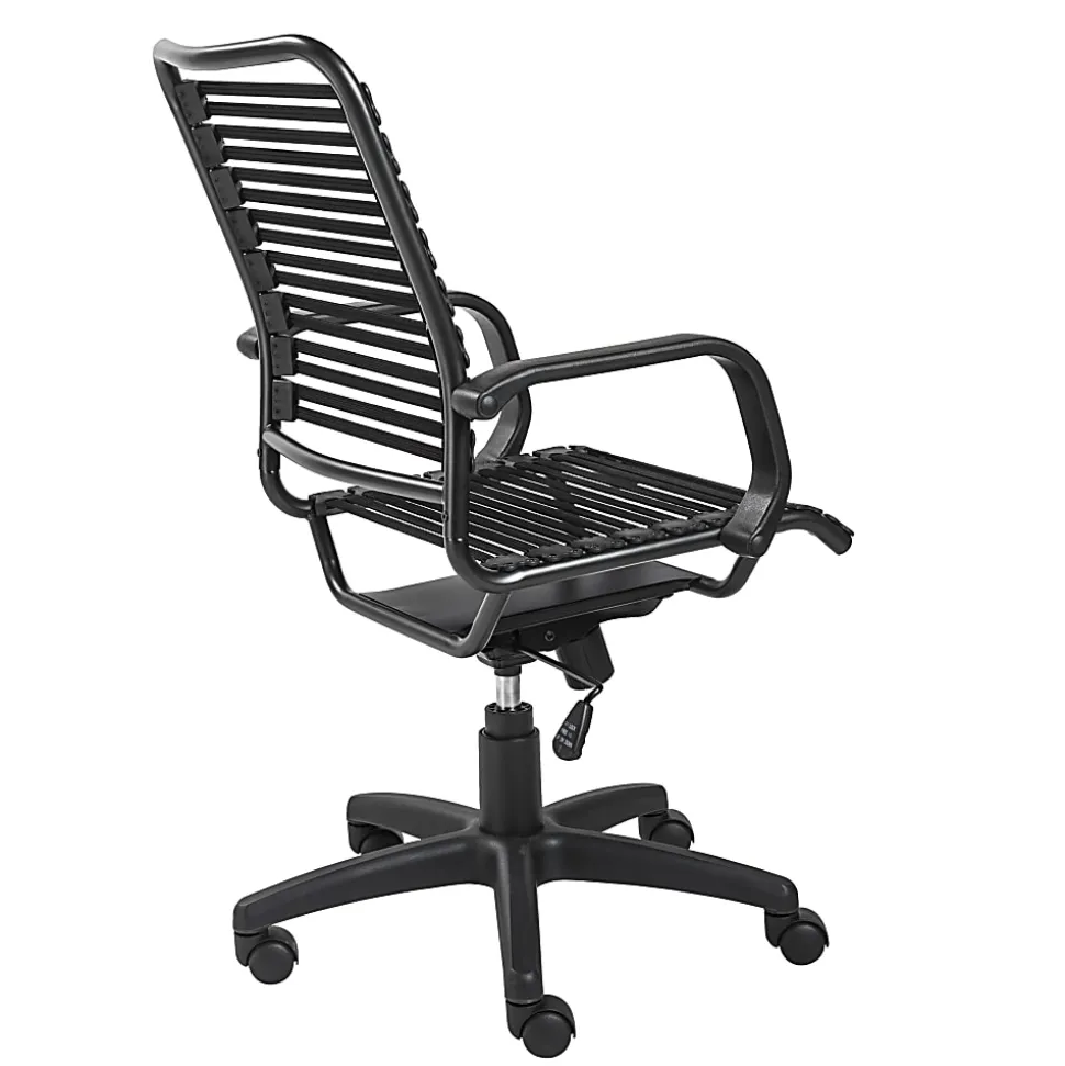 Eurostyle Allison Bungie High-Back Commercial Office Chair, Black/Graphite