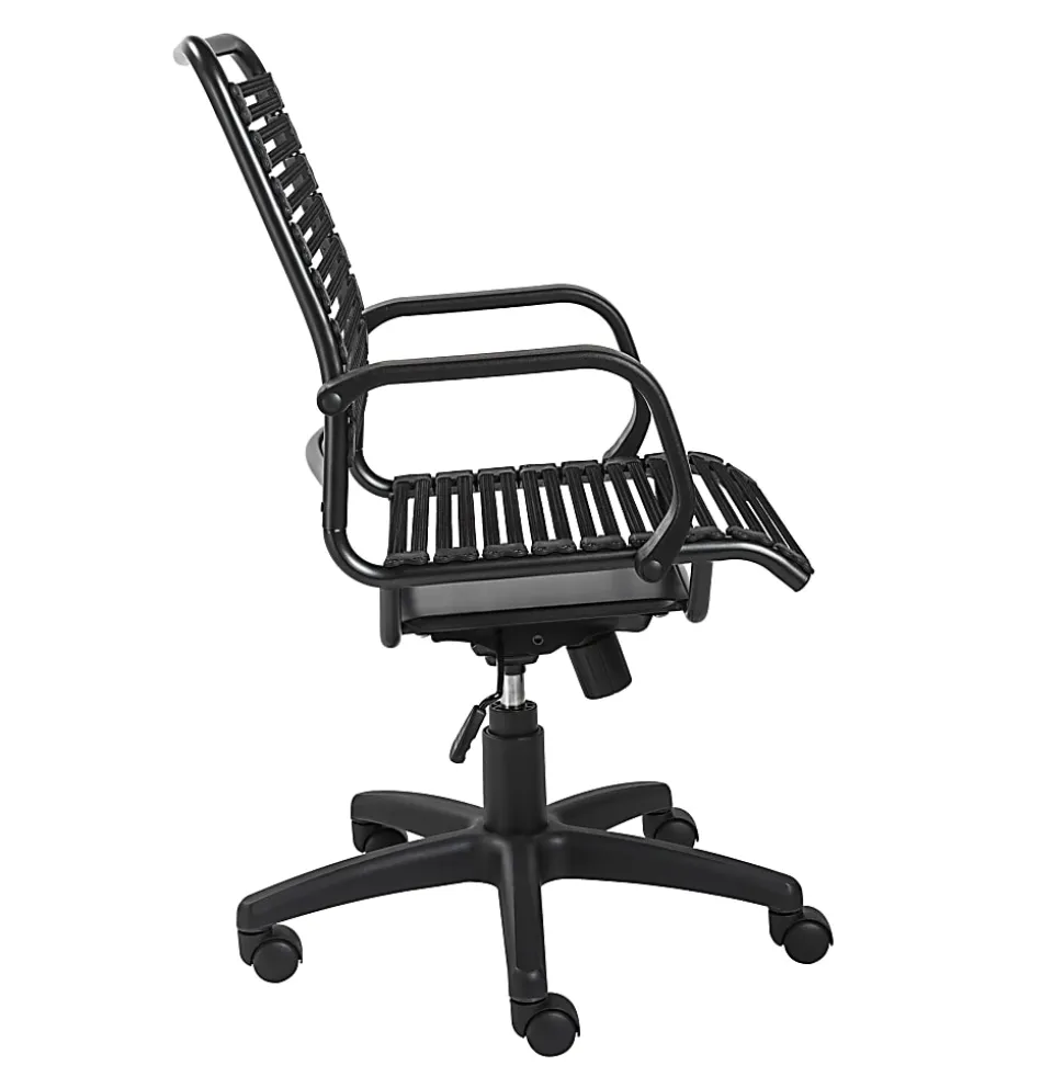 Eurostyle Allison Bungie High-Back Commercial Office Chair, Black/Graphite